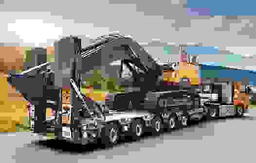 Негабаритная перевозка с учетом высоты в бору
